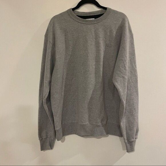 Champion sweatshirt men’s grey pullover size large - Picture 6 of 7